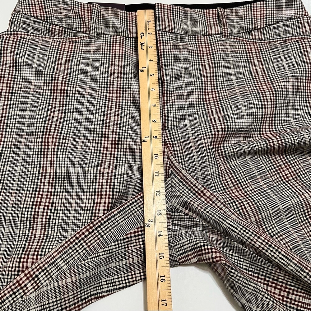 NWT Ava & Viv Women's High Rise Wide-Leg Pants- Gray Plaid Size 17 - Picture 7 of 12